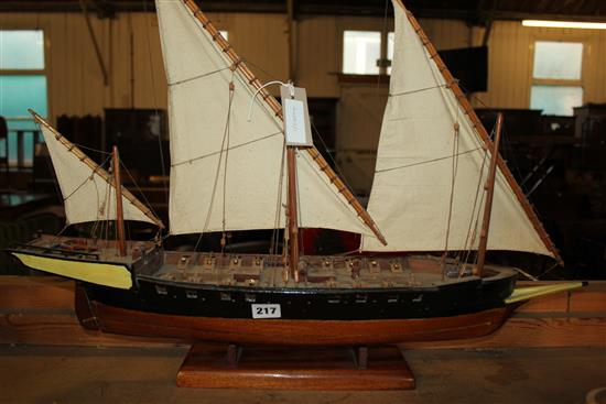 Model boat